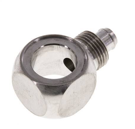 8x6 & G1/4'' Stainless Steel 1.4571 Banjo Push-on Fitting