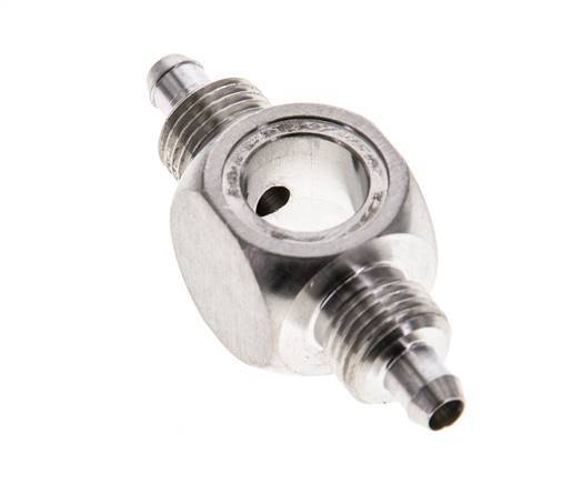 6x4 & G1/8'' Stainless Steel 1.4571 Banjo Tee Push-on Fitting