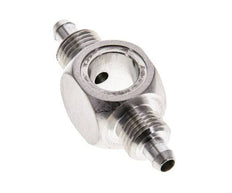 6x4 & G1/8'' Stainless Steel 1.4571 Banjo Tee Push-on Fitting