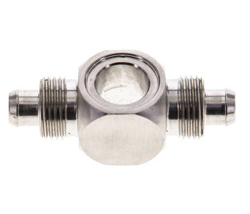 8x6 & G1/8'' Stainless Steel 1.4571 Banjo Tee Push-on Fitting