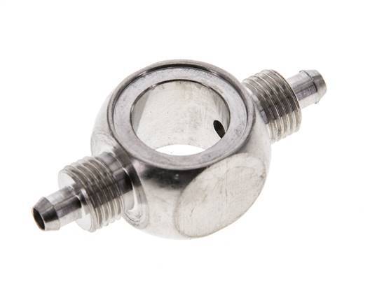 6x4 & G1/4'' Stainless Steel 1.4571 Banjo Tee Push-on Fitting