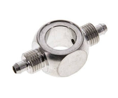6x4 & G1/4'' Stainless Steel 1.4571 Banjo Tee Push-on Fitting
