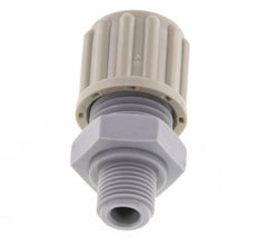 8x6mm & G1/8'' PA Straight Compression Fitting with Male Threads 10 bar [2 Pieces]