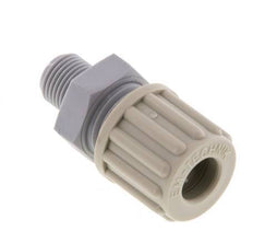 8x6mm & G1/8'' PA Straight Compression Fitting with Male Threads 10 bar [2 Pieces]