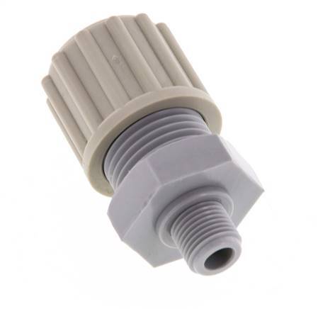 12x9mm & G1/8'' PA Straight Compression Fitting with Male Threads 10 bar