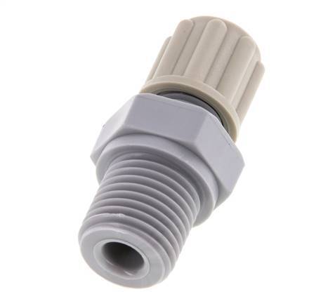 6x4mm & G1/4'' PA Straight Compression Fitting with Male Threads 10 bar [5 Pieces]