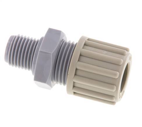 12x9mm & G1/4'' PA Straight Compression Fitting with Male Threads 10 bar