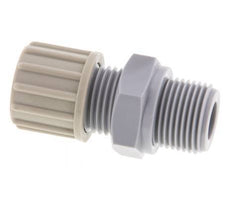 10x8mm & G3/8'' PA Straight Compression Fitting with Male Threads 10 bar