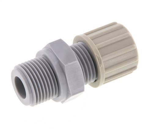 10x8mm & G3/8'' PA Straight Compression Fitting with Male Threads 10 bar
