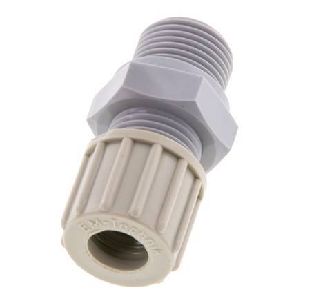 10x8mm & G3/8'' PA Straight Compression Fitting with Male Threads 10 bar