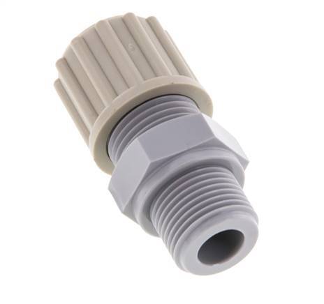 12x9mm & G3/8'' PA Straight Compression Fitting with Male Threads 10 bar