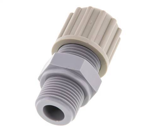 12x9mm & G3/8'' PA Straight Compression Fitting with Male Threads 10 bar