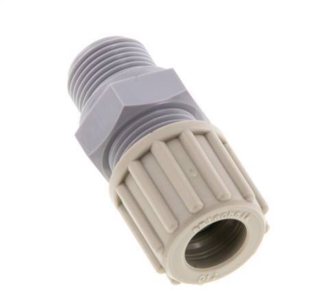 12x9mm & G3/8'' PA Straight Compression Fitting with Male Threads 10 bar