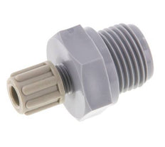 6x4mm & G1/2'' PA Straight Compression Fitting with Male Threads 10 bar [2 Pieces]