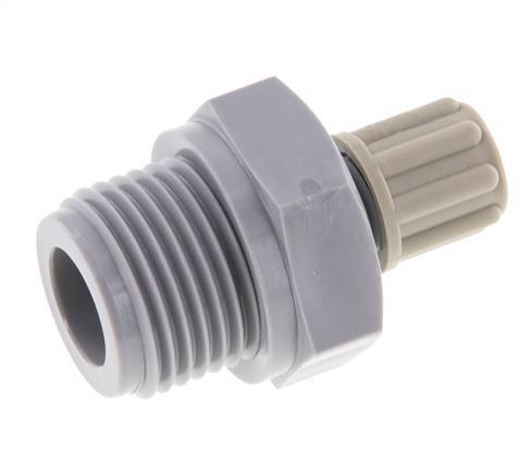 6x4mm & G1/2'' PA Straight Compression Fitting with Male Threads 10 bar [2 Pieces]