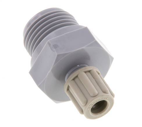 6x4mm & G1/2'' PA Straight Compression Fitting with Male Threads 10 bar [2 Pieces]