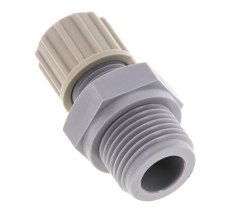 10x8mm & G1/2'' PA Straight Compression Fitting with Male Threads 10 bar