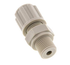 6x4mm & G1/8'' PP Straight Compression Fitting with Male Threads 10 bar [2 Pieces]