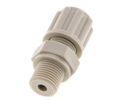 6x4mm & G1/8'' PP Straight Compression Fitting with Male Threads 10 bar [2 Pieces]