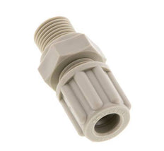 6x4mm & G1/8'' PP Straight Compression Fitting with Male Threads 10 bar [2 Pieces]