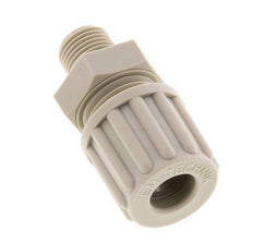 8x6mm & G1/8'' PP Straight Compression Fitting with Male Threads 10 bar