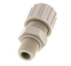 10x8mm & G1/4'' PP Straight Compression Fitting with Male Threads 10 bar