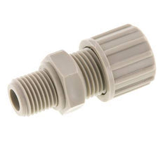 10x8mm & G1/4'' PP Straight Compression Fitting with Male Threads 10 bar