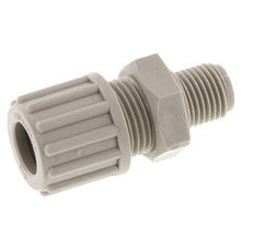 12x9mm & G1/4'' PP Straight Compression Fitting with Male Threads 10 bar