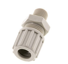 12x10mm & G1/4'' PP Straight Compression Fitting with Male Threads 10 bar