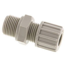 10x8mm & G3/8'' PP Straight Compression Fitting with Male Threads 10 bar