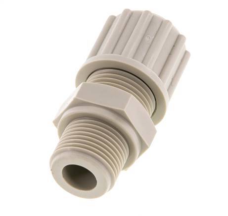 12x9mm & G3/8'' PP Straight Compression Fitting with Male Threads 10 bar