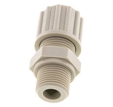 12x10mm & G3/8'' PP Straight Compression Fitting with Male Threads 10 bar