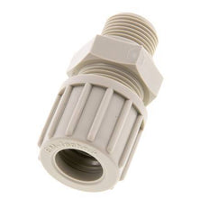 14x12mm & G3/8'' PP Straight Compression Fitting with Male Threads 10 bar