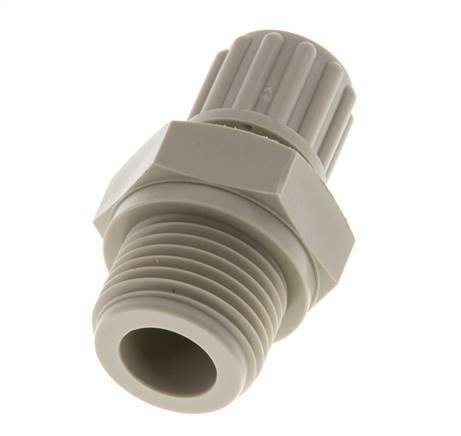 8x6mm & G1/2'' PP Straight Compression Fitting with Male Threads 10 bar