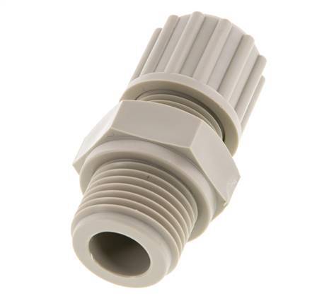 12x10mm & G1/2'' PP Straight Compression Fitting with Male Threads 10 bar