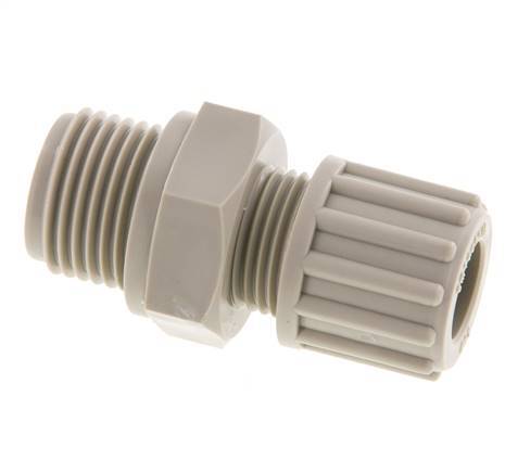 12x10mm & G1/2'' PP Straight Compression Fitting with Male Threads 10 bar