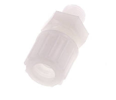12x10mm & G1/4'' PVDF Straight Compression Fitting with Male Threads 10 bar