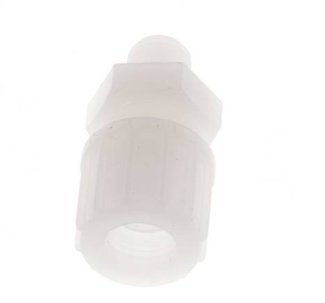 14x12mm & G1/4'' PVDF Straight Compression Fitting with Male Threads 10 bar