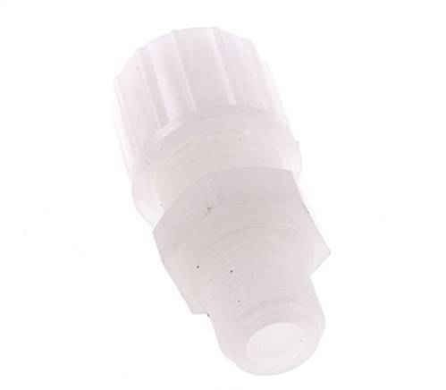10x8mm & G3/8'' PVDF Straight Compression Fitting with Male Threads 10 bar