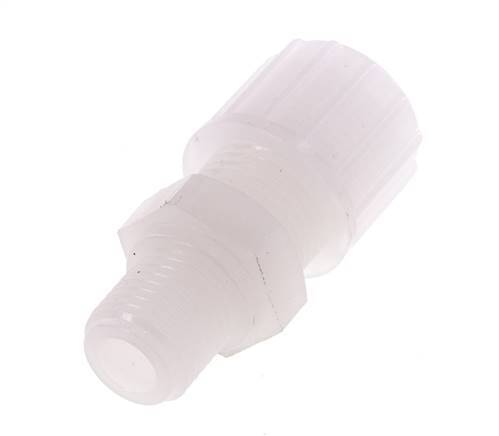 10x8mm & G3/8'' PVDF Straight Compression Fitting with Male Threads 10 bar