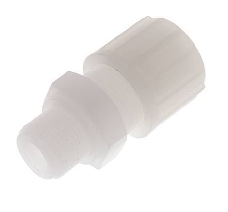 14x12mm & G3/8'' PVDF Straight Compression Fitting with Male Threads 10 bar