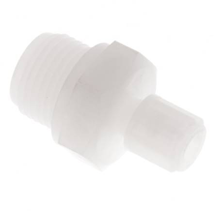 6x4mm & G1/2'' PVDF Straight Compression Fitting with Male Threads 10 bar