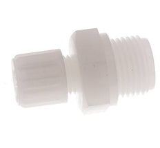 14x12mm & G1/2'' PVDF Straight Compression Fitting with Male Threads 10 bar