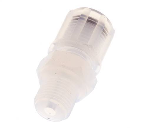 6x4mm & G1/8'' PFA Straight Cutting Fitting with Male Threads 10 bar