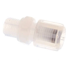 6x4mm & G1/8'' PFA Straight Cutting Fitting with Male Threads 10 bar