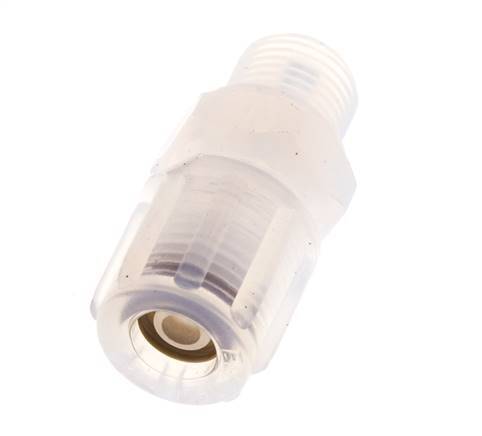 6x4mm & G1/8'' PFA Straight Cutting Fitting with Male Threads 10 bar