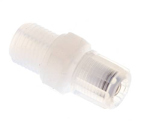 6x4mm & G1/4'' PFA Straight Cutting Fitting with Male Threads 10 bar