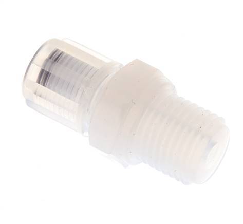 6x4mm & G1/4'' PFA Straight Cutting Fitting with Male Threads 10 bar