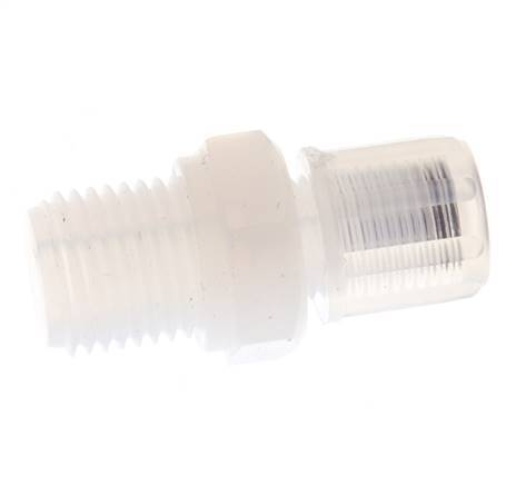 6x4mm & G1/4'' PFA Straight Cutting Fitting with Male Threads 10 bar