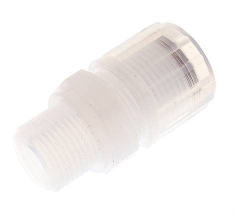 12x9mm & G3/8'' PFA Straight Cutting Fitting with Male Threads 10 bar